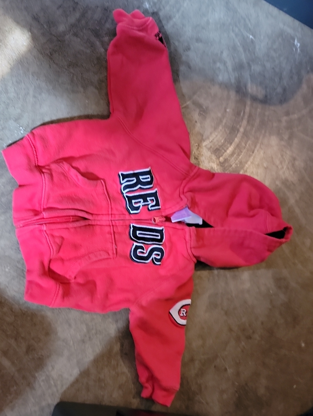 Majestic Toddler Reds Zip-Up Hoodie